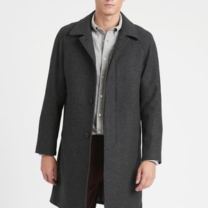 Gorgeous Italian Melton Wool Car Coat